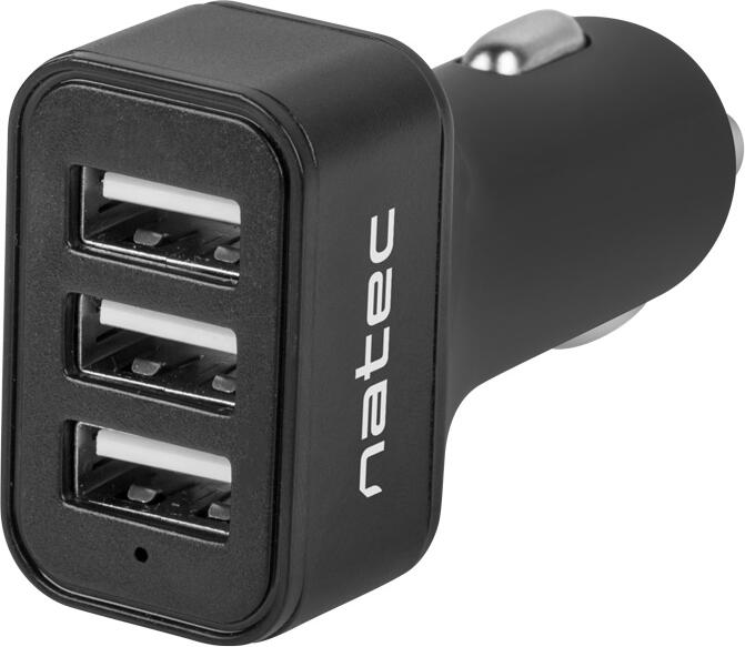 NATEC nabíječka do auta CONEY, 2XUSB, 1XUSB-C, 84W (NUC-1981)