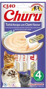Churu Cat Tuna Recipe with Clam Flavour 4x14g