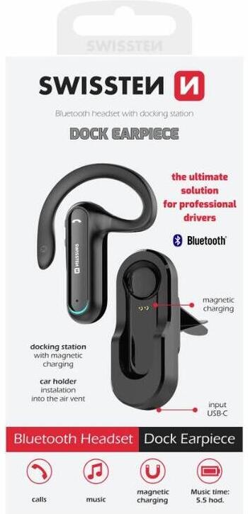 Headset do auta Swissten DOCK EARPIECE