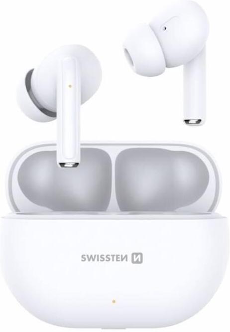 Bezdrátová sluchátka Swissten Pro Tune, bílá