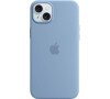 Apple iPhone 15+ Silicone Case with MS - Winter Blue (MT193ZM/A)