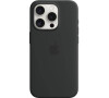 Apple iPhone 15 Pro Silicone Case with MS - Black (MT1A3ZM/A)