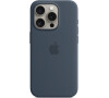 Apple iPhone 15 Pro Silicone Case with MS - Storm Blue (MT1D3ZM/A)