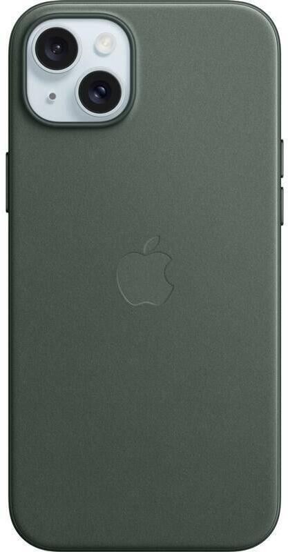 Apple iPhone 15+ FineWoven Case with MS - Evergreen (MT4F3ZM/A)