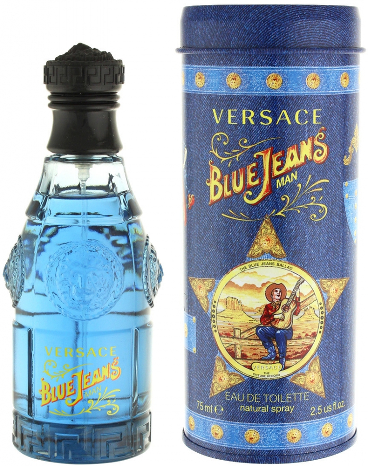 Toaletní voda Versace Blue Jeans Man, 75 ml