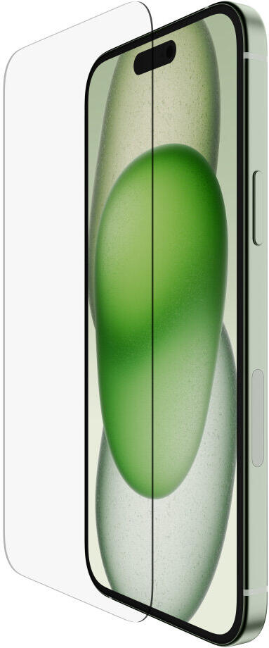Belkin SCREENFORCE TemperedGlass Anti-Microbial ochranné sklo pro iPhone 16 Plus / 15 Plus / 14 Pro Max (OVA136zz)