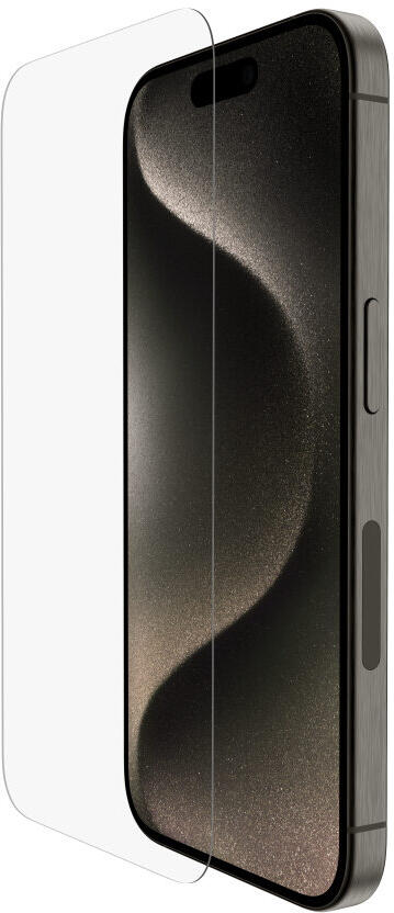 Belkin SCREENFORCE TemperedGlass Anti-Microbial ochranné sklo pro iPhone iPhone 15 Pro (OVA137zz)