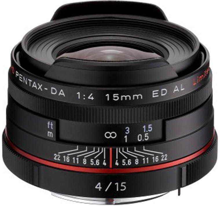 HD PENTAX-DA 15mm F4 ED AL Ltd. Black s pouzdrem