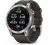 Garmin epix (Gen 2)  Standard Edition / 47 mm, Slate Steel / Black Band, EU (010-02582-01)