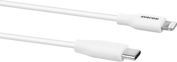 AVACOM MFIC-40W kabel USB-C - Lightning, MFi certifikace, 40cm, bílá (DCUS-MFIC-40W)