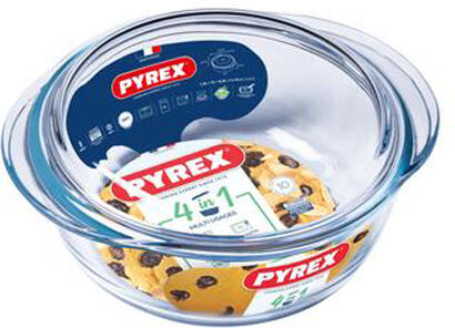 Skleněná zapékací mísa Pyrex s víkem ?18cm/1,3l