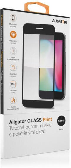 Aligator Ochrana displeje GLASS PRINT iPhone 15 Pro Max černá
