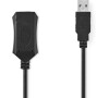 Aktivní kabel USB NEDIS CCGL60EXTBK200