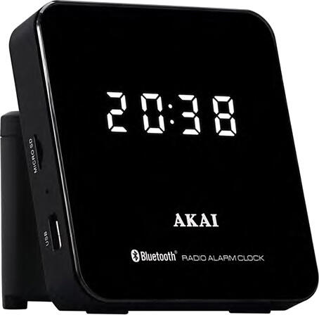 Radiobudík AKAI, ACRS-4000, PLL FM s RDS, Bluetooth, 0,6" LED displej, 1 x 2,5 W RMS