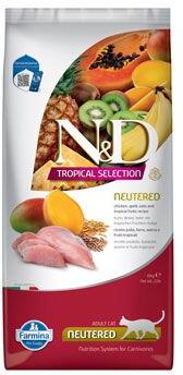 N&D TROPICAL SELECTION CAT Neutered Chicken 10kg