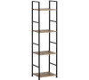 Regál, mdf, hnědá, GD-214 OAK Autronic