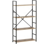 Regál, mdf, hnědá, GD-224 OAK Autronic