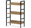 Regál, mdf, hnědá, GD-313 OAK Autronic