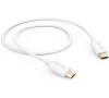 Hama kabel USB-C 2.0 typ C-C 1 m, bílá