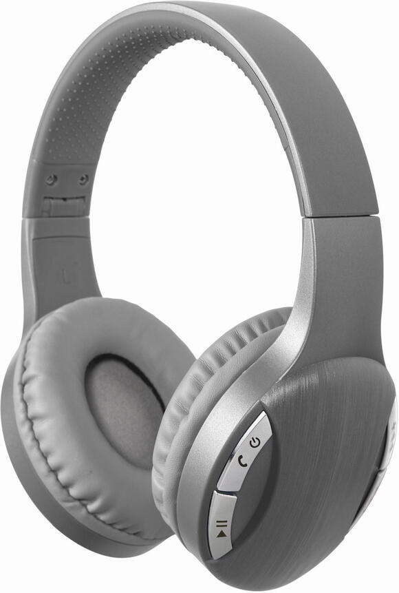 Sluchátka Gembird BTHS-01, mikrofon, Bluetooth, stříbrné