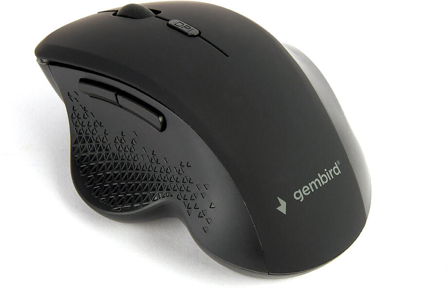 Myš GEMBIRD MUSW-6B-02, černá, bezdrátová, USB nano receiver
