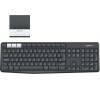 Logitech K375s/Bezdrátová USB + Bluetooth/US layout/Černá (920-008181)