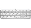 Logitech klávesnice MX Keys S/ bezdrátová/ Bluetooth/ USB-C/ US layout/ bílo-šedá (920-011588)