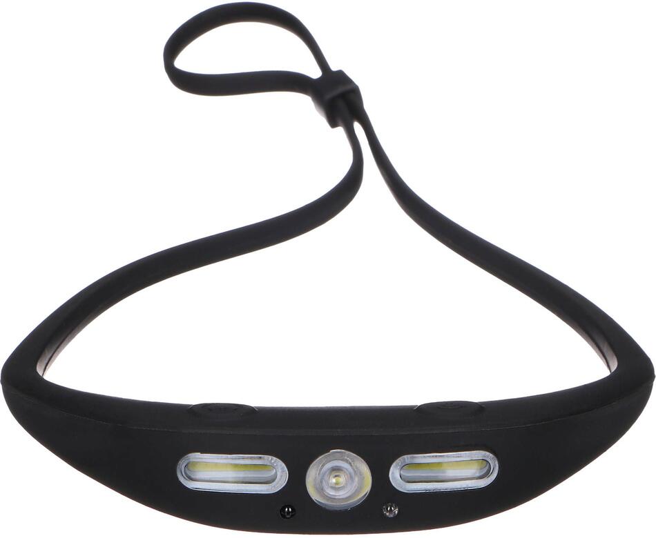 Čelovka s gumovým páskem a senzorem HEADLAMP SENSOR 1, 160 lm, XPG LED, COB, USB SIXTOL