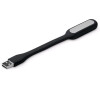 USB lampička k notebooku C-TECH UNL-04, flexibilní, černá