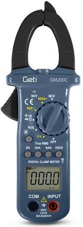 Multimetr GETI GM200C klešťový