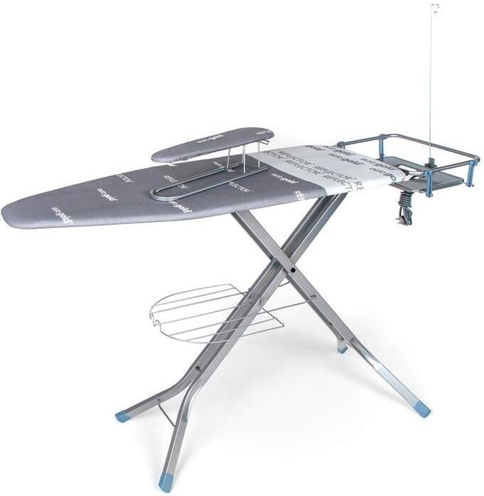BRILANZ Žehlící prkno PROFESSIONAL 130 x 48, stříbrné (0135748WS)