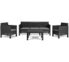 PENELOPE 5 SEATER zahradn plastov set - grafit TOOMAX