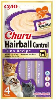Churu Cat Hairball Tuna Recipe 4x14g
