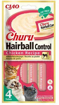 Churu Cat Hairball Chicken Recipe 4x14g