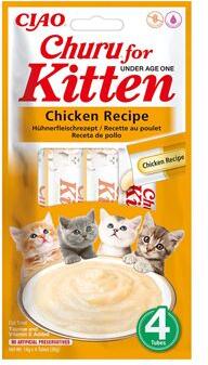 Churu Cat Kitten Chicken Recipe 4x14g