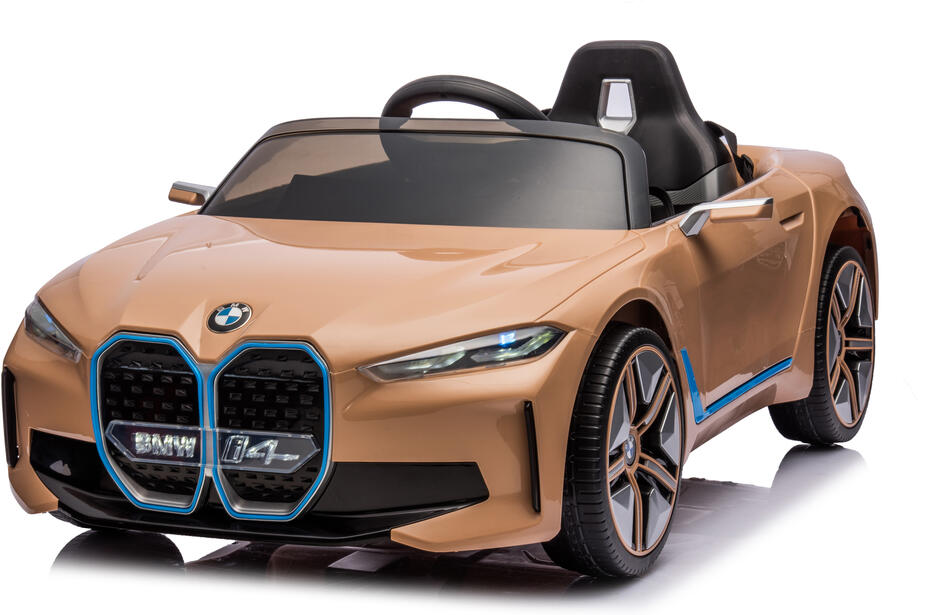 Dětské elektrické auto BMW i4 žlutá/yellow ELJET