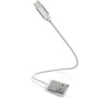 Hama kabel USB-C 2.0 typ A-C 0,2 m, opletený, bílý