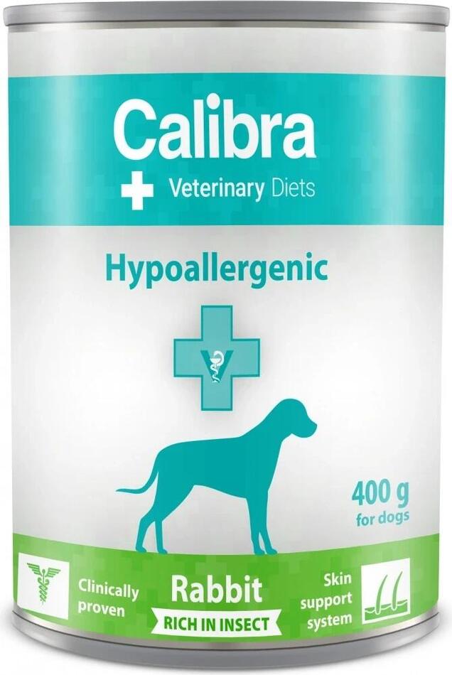 Calibra VD Dog konz. Hypoallergen. Rabbit&Insect 400g