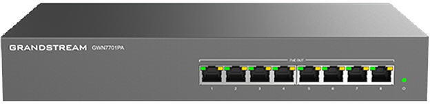 Grandstream GWN7701PA Unmanaged Network Switch 8 portů / 8 PoE out