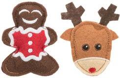 Vánoční hračka kočka Xmas SOB+PERNÍČEK 8cm Trixie