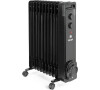 Olejový radiátor G21 Merapi černý, 11 žeber, 2500 W