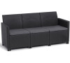 KETER MARIE 3 SEATERS SOFA - grafit