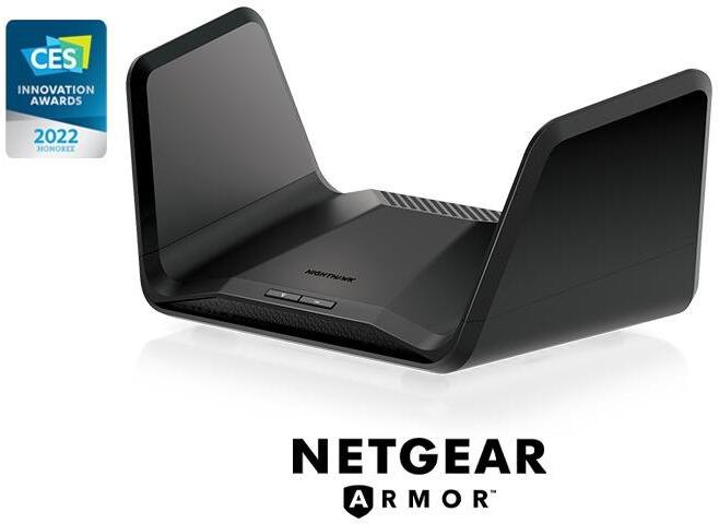 Netgear Nighthawk 8-Stream Tri-Band WiFi 6E Router, 7.8Gbps (RAXE300-100EUS)