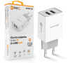 Aligator CD ALI s 2xUSB výstupem, 2,4A, smart IC, bílá