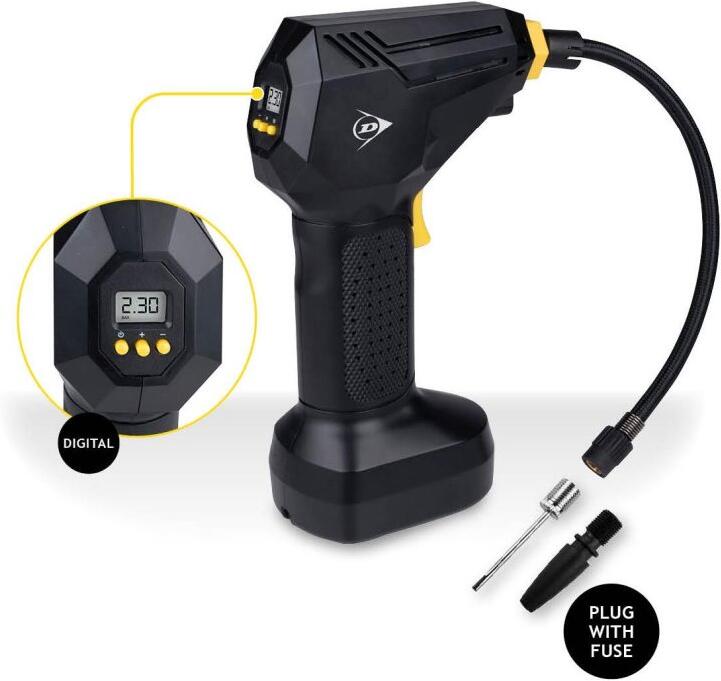 DUNLOP Vzduchový kompresor digitální 12V 150 PSI ED-226557