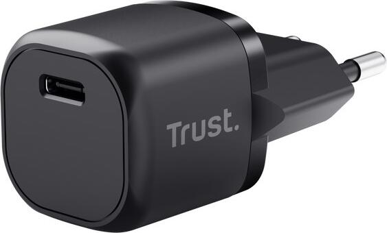 TRUST nabíječka 20W Maxo, USB-C, Nabíječka do zdi, černá (25174)