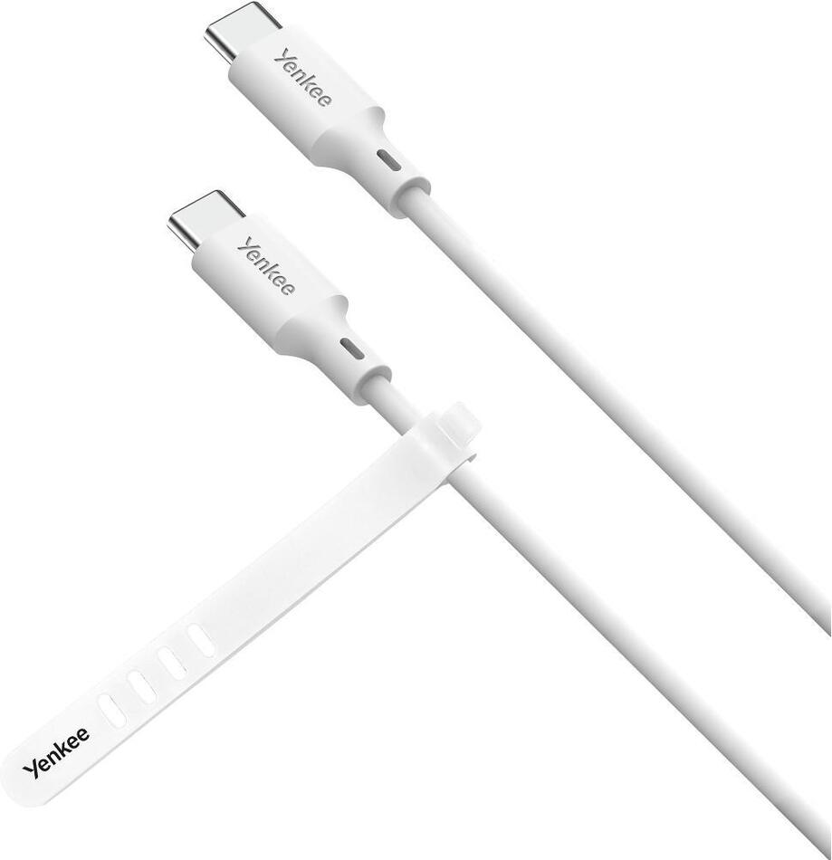 USB-C kabel Yenkee YCU C115 WH SILIC