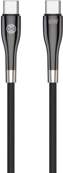Kabel Forever USB-C/USB-C 1m 60W černý