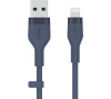 Belkin Lightning kabel, 3m, modrý - Flex (CAA008bt3MBL)