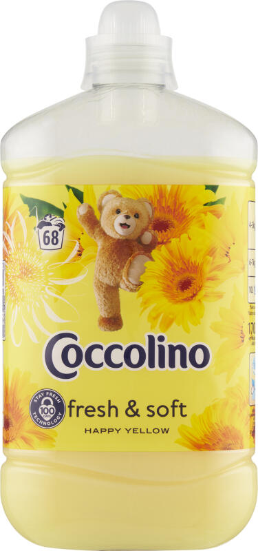 Coccolino aviváž Happy Yellow, 68 praní, 1,7 l